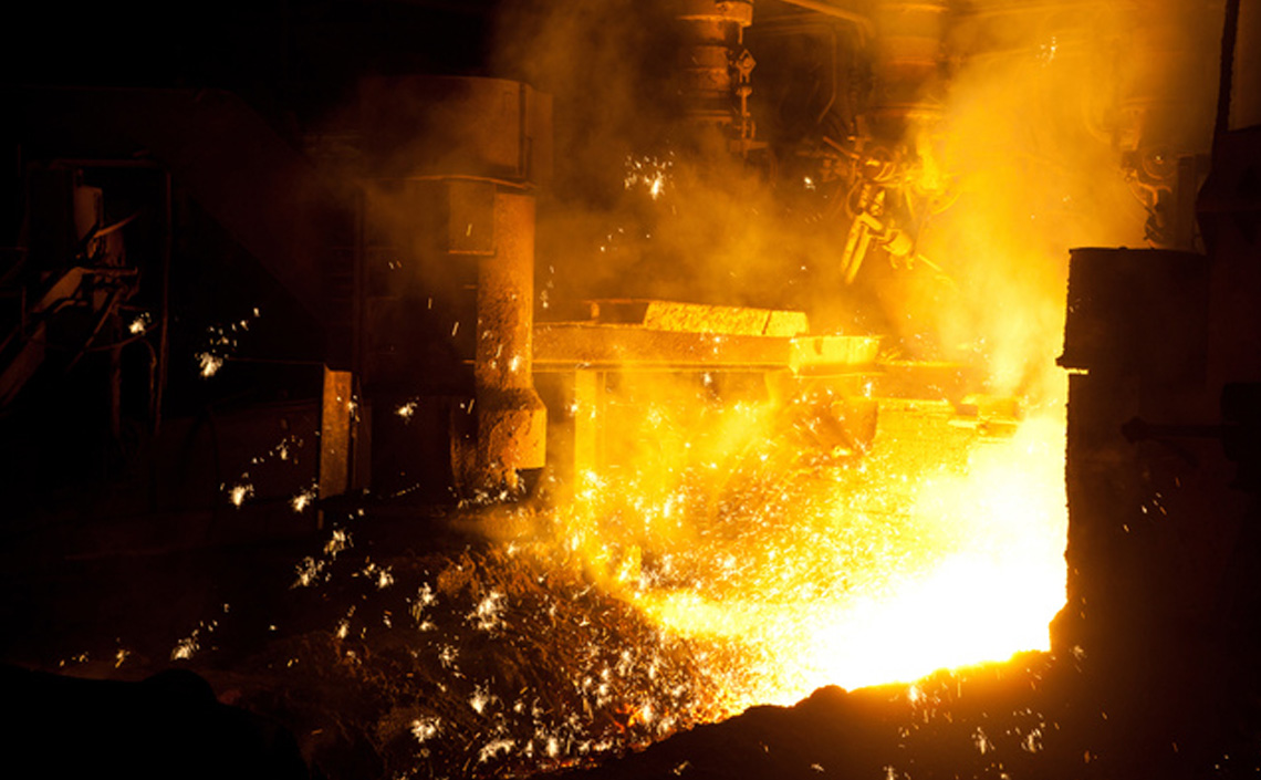 Steel-manufacturing plants