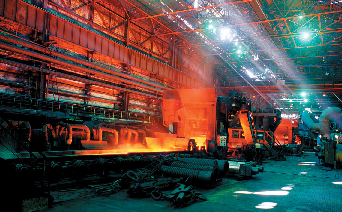 Steel-manufacturing plants